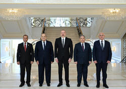 Prezident İlham Əliyev Misir Senatının sədrini qəbul edib - FOTO
