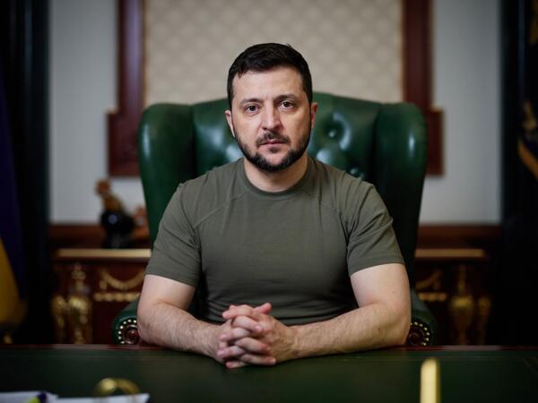 Zelenski Prezident İlham Əliyevi təbrik edib
