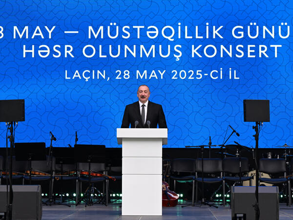 Laçında 28 May - Müstəqillik Gününə həsr olunmuş konsert keçirilib - FOTO