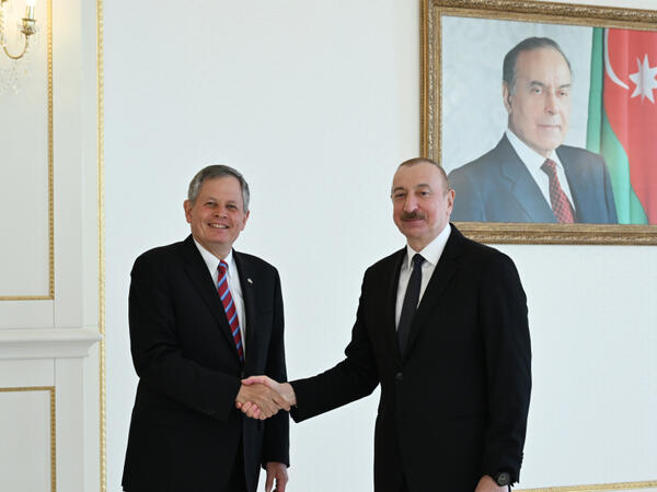 Prezident ABŞ Senatının Xarici Əlaqələr Komitəsinin üzvünü qəbul edib