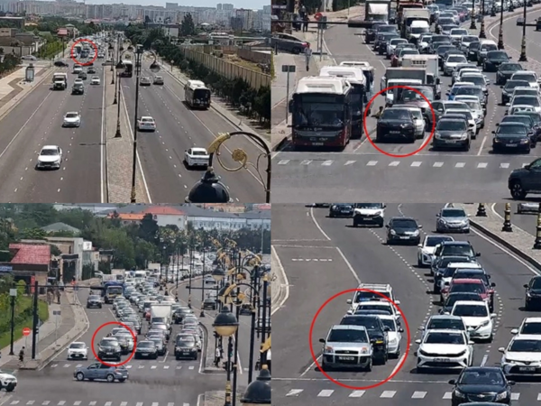 Bakıda 3 maşın qəza törətdi, saat yarım tıxac oldu