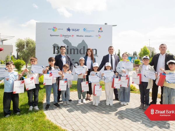 Ziraat Bank Azərbaycan Şəhid Övladları üçün təşkil olunan “Bilimdən Zəfərə” layihəsinin Gəncə mərhələsinə sponsorluq edib - FOTO