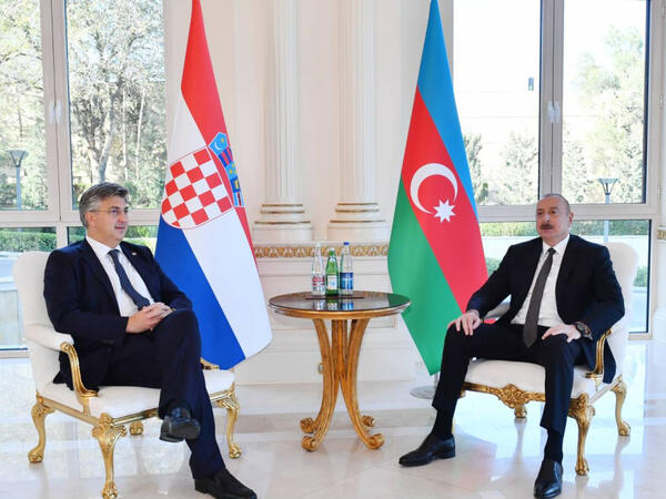 Azərbaycan Prezidenti: Xorvatiya ilə siyasi dialoqumuz əməkdaşlığımızı genişləndirmək üçün yaxşı zəmin yaradır