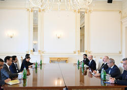 Prezident İlham Əliyev Pakistanın energetika nazirini qəbul edib - FOTO