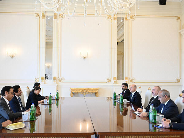 Prezident İlham Əliyev Pakistanın energetika nazirini qəbul edib - FOTO