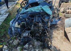 Dörd nəfərin öldüyü “BMW”nin FOTOları - <span class="color_red">yenilənib</span>