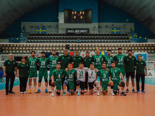 Voleybol millimiz Gürcüstana qalib gəldi