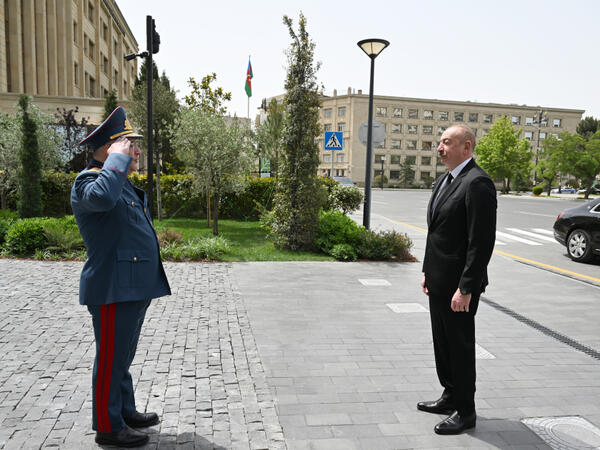 Prezident Dövlət Gömrük Komitəsinin yeni inzibati binasının açılışında iştirak edib - FOTO
