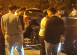 Bakıda baş verən zəncirvari qəzanın ANBAAN GÖRÜNTÜLƏRİ - <span class="color_red">VİDEO</span>