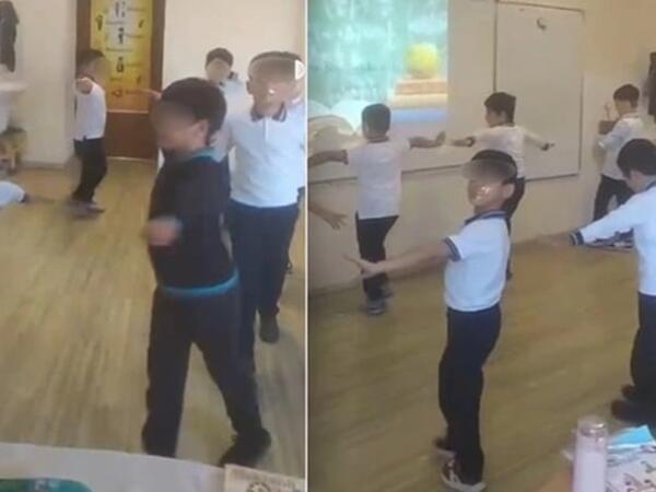 Şagirdlərin ağzını “skoç”layan müəllimə xəbərdarlıq edildi