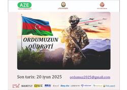 &quot;Ordumuzun Qüdrəti&quot; adlı rəsm müsabiqəsi elan olunub