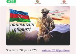&quot;Ordumuzun Qüdrəti&quot; adlı rəsm  müsabiqəsi elan olunub