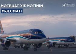 AZAL bugün iki ölkəyə olan reysləri ləğv etdi