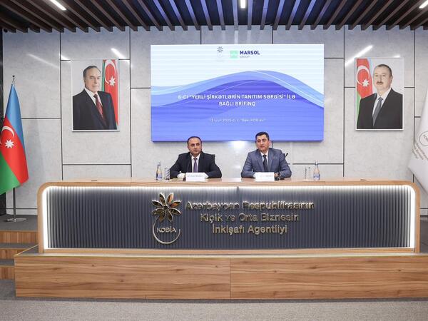 6-cı “Yerli şirkətlərin tanıtım sərgisi”nə dair brifinq keçirilib - <span class="color_red">FOTO</span>