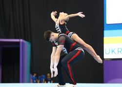 Bakıda akrobatika gimnastikası üzrə Dünya Kubokunun ikinci günü keçirilib - <span class="color_red">FOTO</span>