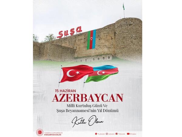 Həmrəyliyimiz əbədi davam edəcək - Türkiyə XİN
