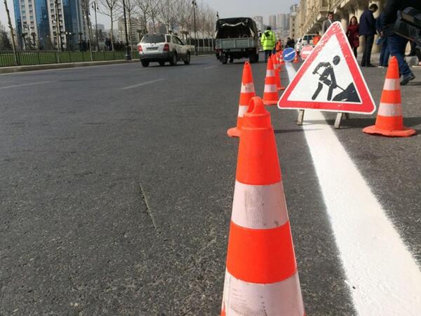 Sabahdan Bakıda iki yolun kəsişməsində hərəkət qismən məhdudlaşdırılacaq