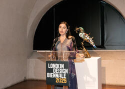 Leyla Əliyeva London Dizayn Biennalesində Azərbaycan MAMA &quot;Ana təbiət” sərgisində iştirak edib - FOTO