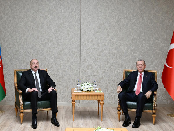 Kahramanmaraşda İlham Əliyevin Ərdoğanla görüşü olub