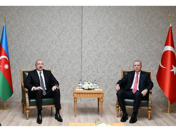 Kahramanmaraşda İlham Əliyevin Ərdoğanla görüşü olub