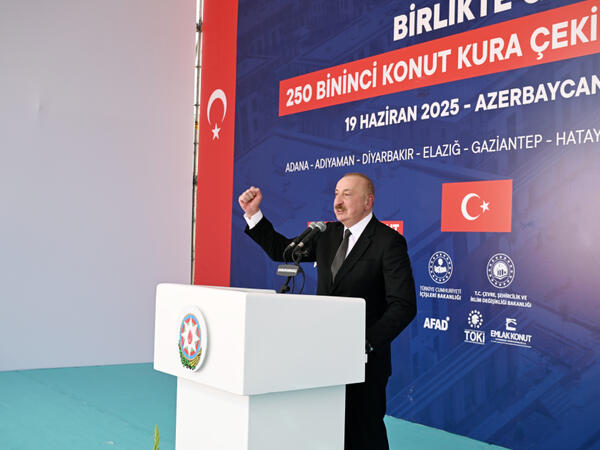 Prezident: Türkiyə və Azərbaycan bir-birinin yanında inamla, uğurla irəliləyir
