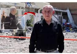 Netanyahu canlı yayımda danışarkən İranın vurduğu bina çökdü - VİDEO