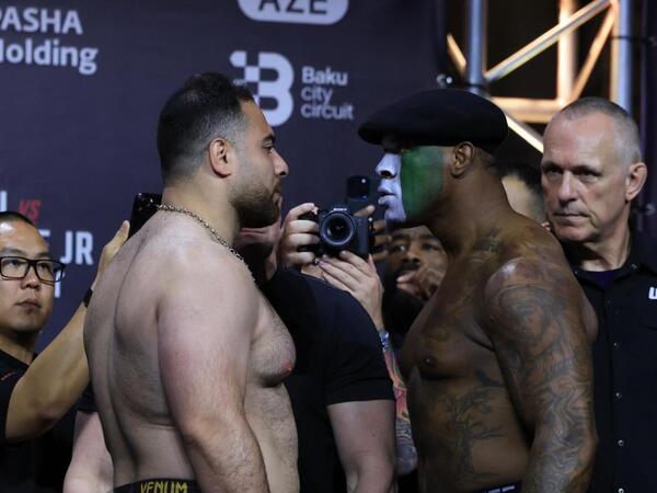 &quot;UFC Baku Fight Night&quot;dan əvvəl döyüşçülər üz-üzə gəliblər - FOTO