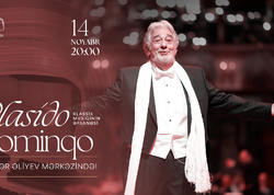 Heydər Əliyev Mərkəzində əfsanəvi tenor Plasido Dominqonun konserti keçiriləcək