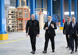 Prezident Goranboyda tikinti materialları istehsalı müəssisəsinin açılışında iştirak edib - <span class="color_red">VİDEO - FOTO</span>