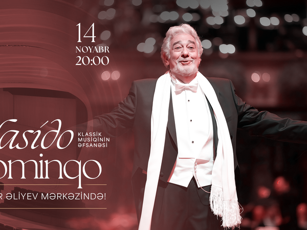 Heydər Əliyev Mərkəzində əfsanəvi tenor Plasido Dominqonun konserti keçiriləcək