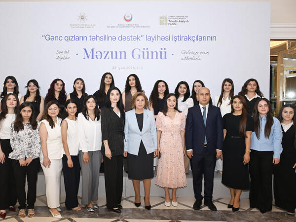 “Gənc qızların təhsilinə dəstək” layihəsi iştirakçılarının məzun günü təşkil olunub - <span class="color_red">FOTOlar</span>