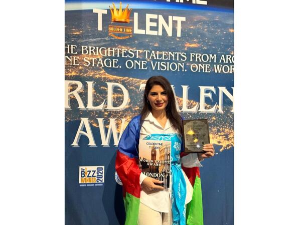 Cahan Namazova Londonda keçirilən Golden Time Talent Festival ilk mükafatına layiq görülüb – VİDEO - FOTO