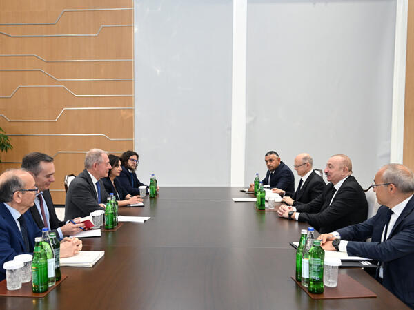 Prezident Mingəçevirdə Adolfo Ursonun başçılıq etdiyi nümayəndə heyətini qəbul edib - FOTO