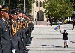 Silahlı Qüvvələr Günü münasibətilə hərbçilərin yürüşü keçirilir - <span class="color_red">FOTO</span>