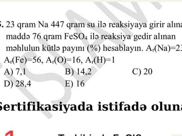 Sosial şəbəkədə yayılan suallardan imtahanda istifadə edilməyib - Rəsmi