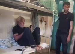 Rusiyada saxlanılan azərbaycanlıların həbsxanadan <span class="color_red">görüntüləri - VİDEO</span>