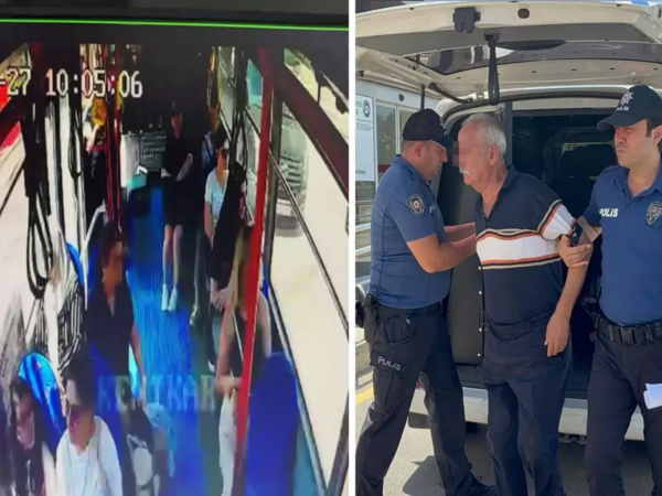 Avtobusda qadının ətək altından şəklini çəkən şəxs keçmiş hakim imiş - <span class="color_red">VİDEO - FOTO</span>