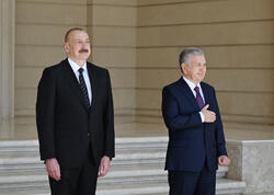 Şavkat Mirziyoyevin rəsmi qarşılanma mərasimi olub - <span class="color_red">VİDEO - FOTO</span>