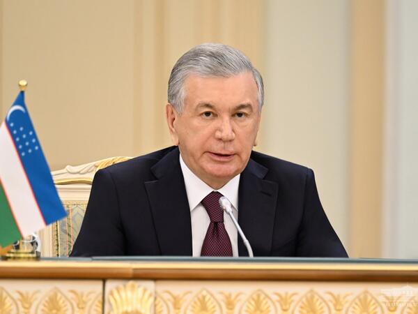 Özbəkistan Prezidenti Şavkat Mirziyoyev Bakıda Zəfər parkını ziyarət edib