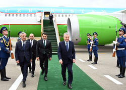 Özbəkistan Prezidenti Şavkat Mirziyoyev Füzuli rayonuna səfərə gəlib