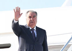 Tacikistan Prezidenti Azərbaycana səfərə gəlib