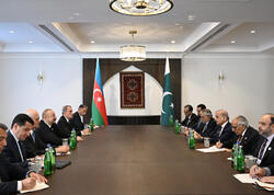 Prezident İlham Əliyev Xankəndidə Pakistanın Baş naziri ilə görüşüb - FOTO