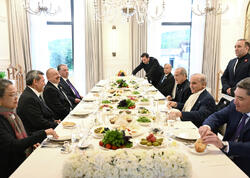 İlham Əliyevin adından İqtisadi Əməkdaşlıq Təşkilatının 17-ci Zirvə görüşünün iştirakçılarının şərəfinə rəsmi nahar verilib - <span class="color_red">FOTO</span>