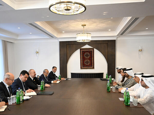 Prezidenti Xankəndidə Sultan Əhməd Əl-Cabiri qəbul edib - FOTO