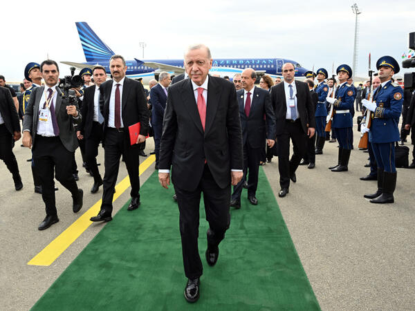 Rəcəb Tayyib Ərdoğanın Azərbaycana səfəri başa çatıb - <span class="color_red">FOTO</span>