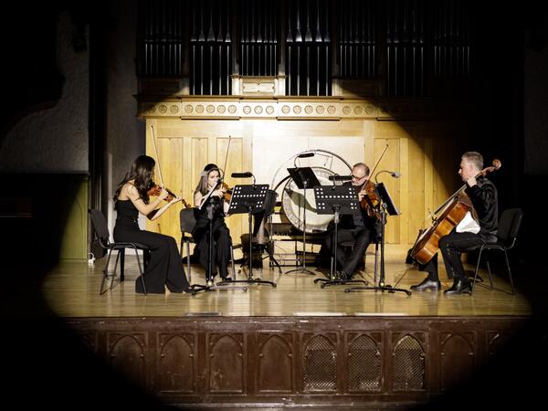 Dövlət Simli Kvartetinin &quot;Kamera musiqisi axşamı&quot; adlı özünəməxsus konserti baş tutub - FOTO