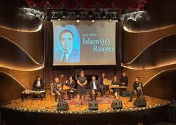 Xalq artisti İslam Rzayevin 90 illik yubileyinə həsr olunan gecə keçirilib - FOTO