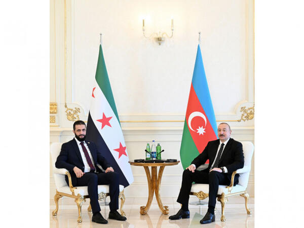 Əhməd Əl Şaraa İlham Əliyevə təşəkkür edib