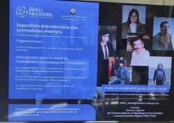 Baku Network Parisdə ilk dəfə olaraq erməni təcavüzü nəticəsində həlak olmuş azərbaycanlı jurnalistlərlə bağlı məsələ qaldırıb - VİDEO - FOTO