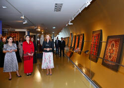 Oquldjaxan Atabayeva Azərbaycan Milli Xalça Muzeyini ziyarət edib - <span class="color_red">FOTO</span>